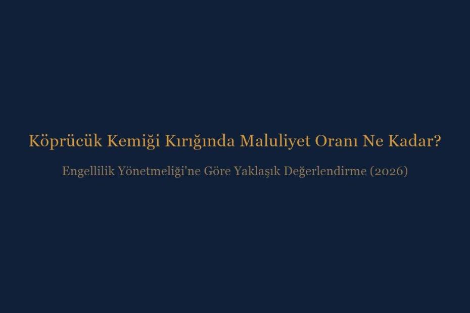 Köprücük kemiği kırığında maluliyet oranı ne kadar - İnce & İnce Hukuk
